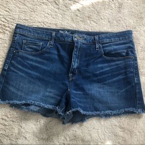 Mossimo High Rise Frayed Shorts